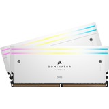 Corsair 32 GB DDR5-6000 Kit werkgeheugen Wit, CMP32GX5M2B6000C30W, Dominator Titanium RGB, XMP