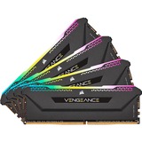 Corsair 64 GB DDR4-3200 (4x 16 GB) werkgeheugen CMH64GX4M4E3200C16, XMP 2,0