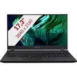 GIGABYTE AERO 17 HDR YD-94EE548SP, 17.3" Laptop Zwart, 512GB SSD, 1TB SSD, RTX 3080 Max-Q, WiFi 6, 2,5Gb LAN, Win 10 Pro