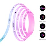 Govee Strip Light S Segmented Colour Control led strip 3 meter, 2,4GHz wifi, Bluetooth