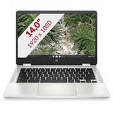 HP Chromebook x360 14a-ca0309nd (4R8V5EA), 14" 2-in-1 Laptop blauw, 64 GB eMMC, WiFi 5, Touch, Chrome OS