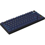 HelloGanss HS75T GC17 RGB mechanisch toetsenbord Zwart, US lay-out (QWERTY), Cherry MX Brown, 75%, RGB leds, PBT Doubleshot keycaps, hot swap, 2,4 GHz | Bluetooth | USB-C