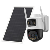 Imou AOV Dual lens 5MP+5MP buitencamera Wit, 3K, 4G LTE, WiFi 6, Solar panel
