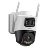 Imou AOV Dual lens 5MP+5MP buitencamera Wit, 3K, 4G LTE, WiFi 6, Solar panel