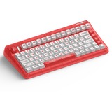Iqunix OG80 Joy Vendor Wireless Mechanical Keyboard Rood, US lay-out (QWERTY), Cherry MX Silent Red, 80% (TKL)	, RGB leds, Hot-swappable, PBT, 2.4GHz | Bluetooth 5.1 | USB-C