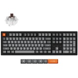 Keychron K10 Max-B3, toetsenbord Zwart, US lay-out, Keychron Super Brown, RGB leds, OSA Double-shot PBT, USB-C | 2.4 GHz | Bluetooth 5.1