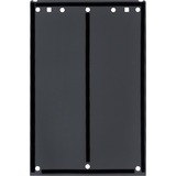 Lian Li A3-mATX Black (Wood Edition) midi tower behuizing Zwart/houtkleur | 2x USB-A | 1x USB-C