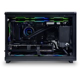 Lian Li A3-mATX Black (Wood Edition) midi tower behuizing Zwart/houtkleur | 2x USB-A | 1x USB-C