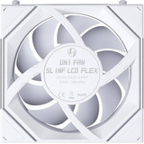 Lian Li UNI FAN SL-INF LCD FLEX RGB case fan Wit, 120 x 124 x 28 mm, PWM