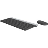 Logitech MK470 Slim Wireless Keyboard and Mouse Combo , desktopset Zwart, DK Lay-out, Scissor switches, 1000 dpi