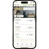 Mill Steel WiFi paneelverwarming PA700WIFI4 Black, 700 Watt convector Zwart, wifi 2,4 GHz (wifi 6), Bluetooth 5.2, Zigbee 3.0 + App