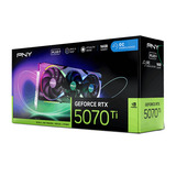 PNY GeForce RTX 5070 Ti EPIC-X RGB OC grafische kaart DLSS 4, 3x DisplayPort, 1x HDMI