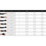 Pulsar ES Arm Sleeve Palm Short - Size L kleding Zwart