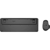 Qware Rotherham draadloze combo desktopset Zwart, EU lay-out (QWERTY), Membraan, 100%, 800 - 1600 DPI, 2,4 GHz USB | Bluetooth
