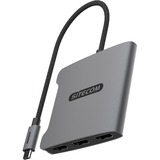 Sitecom USB-C naar Triple HDMI adapter Grijs