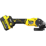 Stanley FATMAX V20 18V Haakse slijper 125mm Zwart/geel, Accu en oplader inbegrepen, met koffer