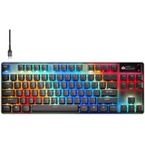 SteelSeries Apex Pro TKL Wireless Gen 3, gaming toetsenbord Zwart, US lay-out, SteelSeries OmniPoint 3.0, RGB led, USB / 2.4 GHz / Bluetooth