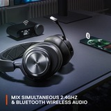 SteelSeries Arctis Nova Pro Wireless gaming headset Zwart, BT, ANC, USB-C, 3,5mm jack