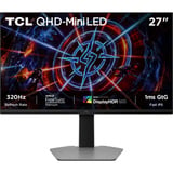 TCL 27P2A Pro 27" gaming monitor Zwart, 1x DisplayPort, 2x HDMI, 320 Hz