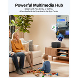 TerraMaster F4-424 nas Zwart, 1x RJ-45 2.5GbE, HDMI