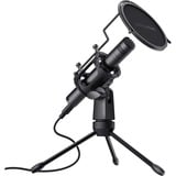 Trust GXT 241 Velica USB Streaming Microphone microfoon Zwart