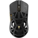 WLMouse Beast X Max V2 Wireless Gaming Mouse - Black/Gold Zwart/goud, 50 - 50.000 dpi, 8K, 2.4GHz / USB-C