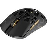 WLMouse Beast X Max V2 Wireless Gaming Mouse - Black/Gold Zwart/goud, 50 - 50.000 dpi, 8K, 2.4GHz / USB-C