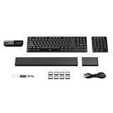be quiet! Dark Mount Silent Tactile RGB mechanisch gaming toetsenbord Zwart, US lay-out (QWERTY), be quiet! Silent Tactile, 100%, ARGB, PBT double-shot Keycaps, Media Dock