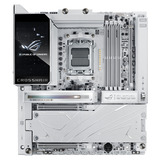 ASUS ROG CROSSHAIR X870E GLACIAL socket AM5 moederbord Wit, RAID, 2x 10Gb-LAN,  Wi-Fi 7, BT, Sound, E-ATX