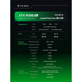 ATK RS6 Air Esports Hall Effect Keyboard Zwart, US lay-out (QWERTY), 65%, RGB