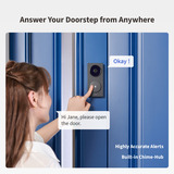 Aqara Slimme Video Deurbel G410 Select Wit, Wifi, Bluetooth, Zigbee, Matter