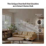 Aqara Slimme Video Deurbel G410 Select Wit, Wifi, Bluetooth, Zigbee, Matter
