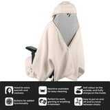 Arozzi Chair Blanket - White kleding Wit