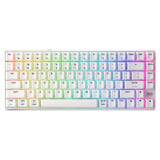 CHERRY XTRFY K33 Compact Wireless RGB gaming toetsenbord Wit, US lay-out (QWERTY), Mem-chanical, 75%, 75%, ABS keycaps, 2.4 GHz / Bluetooth / USB