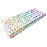 CHERRY XTRFY K33 Compact Wireless RGB gaming toetsenbord Wit, US lay-out (QWERTY), Mem-chanical, 75%, 75%, ABS keycaps, 2.4 GHz / Bluetooth / USB