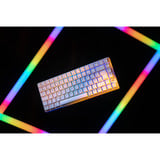 CHERRY XTRFY K33 Compact Wireless RGB gaming toetsenbord Wit, US lay-out (QWERTY), Mem-chanical, 75%, 75%, ABS keycaps, 2.4 GHz / Bluetooth / USB