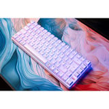 CHERRY XTRFY K33 Compact Wireless RGB gaming toetsenbord Wit, US lay-out (QWERTY), Mem-chanical, 75%, 75%, ABS keycaps, 2.4 GHz / Bluetooth / USB