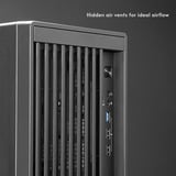 Chieftec UNI BS-20B-OP mini tower behuizing Zwart | 3x USB-A | 1x USB-C