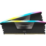 Corsair 32 GB DDR5-7000 (2x 16 GB) Dual-Kit werkgeheugen Zwart, CMH32GX5M2B7000C40,Vengeance RGB, XMP 3.0