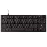 Corsair K55 CORE TKL Tenkeyless RGB gaming toetsenbord Zwart, US lay-out (QWERTY), Membraan, RGB