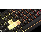 Corsair K55 CORE TKL Tenkeyless RGB gaming toetsenbord Zwart, US lay-out (QWERTY), Membraan, RGB