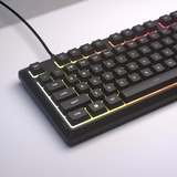 Corsair K55 CORE TKL Tenkeyless RGB gaming toetsenbord Zwart, US lay-out (QWERTY), Membraan, RGB