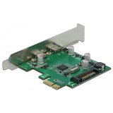 DeLOCK PCIe x1 naar 2x externe SuperSpeed USB-C 3.2 Gen 1 usb-controller 