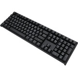 Ducky One 2 Phantom Black, gaming toetsenbord Zwart, US lay-out, Cherry MX Silent Red, PBT Double Shot