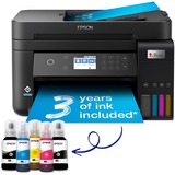 Epson EcoTank ET-3850 all-in-one printer Zwart, Afdruk, Scan, Kopie, USB, LAN, WiFi