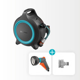 GARDENA Draagbare slangenbox MoveMatic slanghaspel Grijs/turquoise, 18690-20