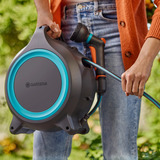 GARDENA Draagbare slangenbox MoveMatic slanghaspel Grijs/turquoise, 18690-20