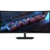 GIGABYTE G34WQC2 34" Curved UltraWide gaming monitor Zwart/grijs, 2x HDMI, 2x DisplayPort, 200 Hz