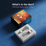 Govee Edison bulb E27 ledlamp 2 stuks, 2.4GHz wifi, Bluetooth