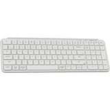 Keychron B2 Pro-K8 toetsenbord Wit (mat), US lay-out (QWERTY), Scissor switches, 96%, ABS keycaps, 2.4 GHz | Bluetooth | USB